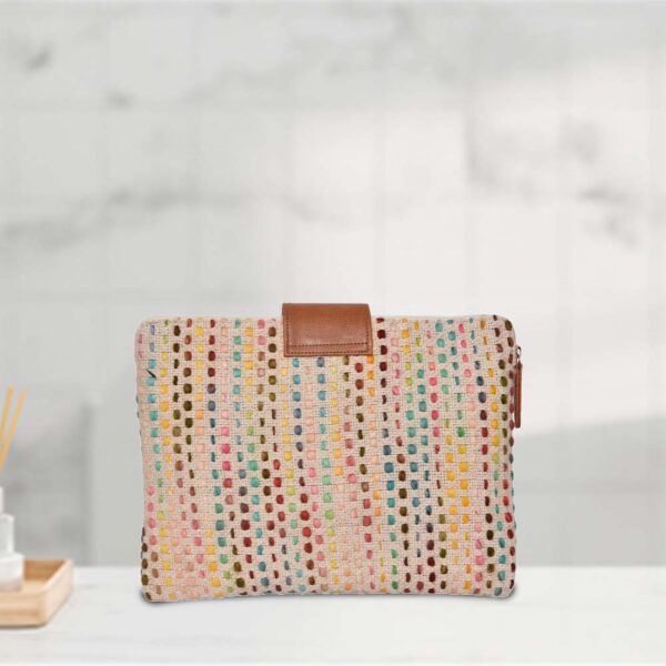 Chic Weave Laptop Sleeve Bag - Image 4