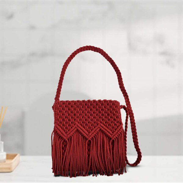 Crimson Charm Tote Bags