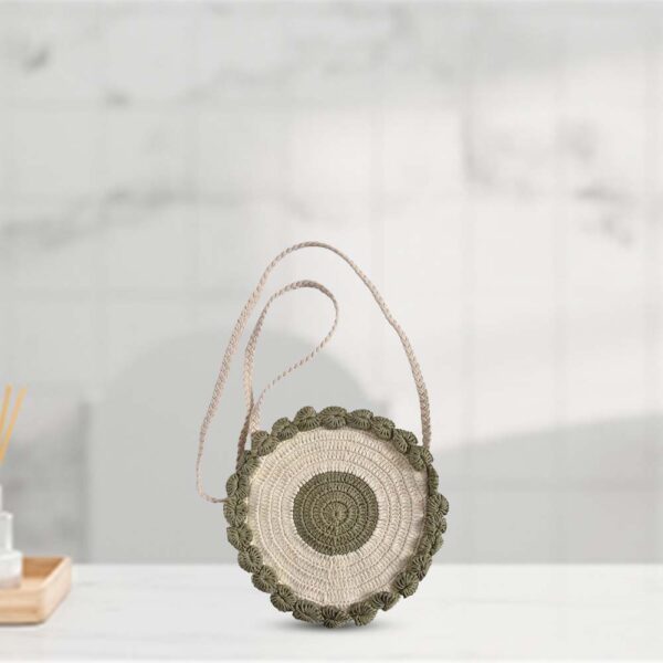 Harmony Circle Crochet Sling Bag