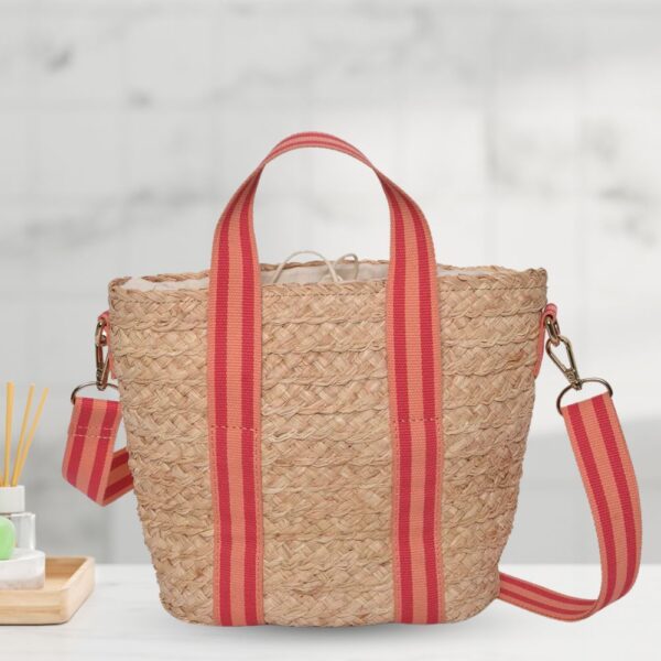 Embroidered Raffia Essence Handbag - Image 2