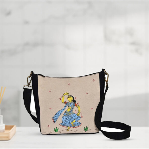 Pattachitra Dancing Damsel Handbag