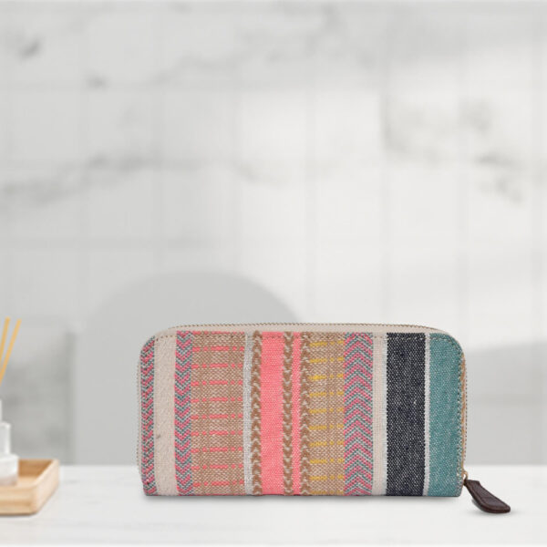 Cotton Lurex Color Splash Wallet - Image 5