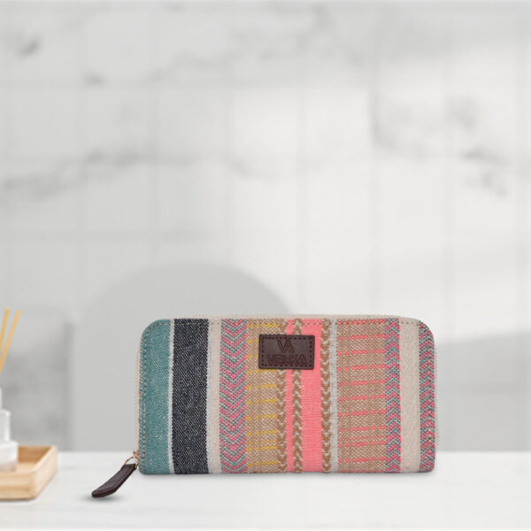 Cotton Lurex Color Splash Wallet